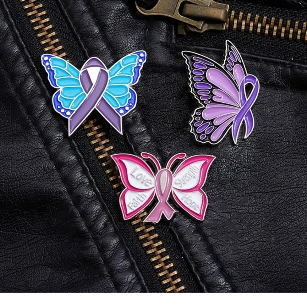 Butterfly Awareness Pins Set